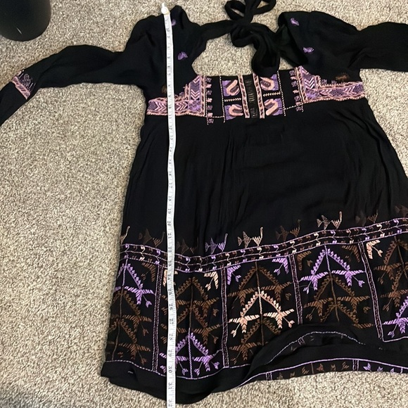 Free People Rhiannon Peasant Embroidered Long Sleeve Dress - Picture 12 of 12